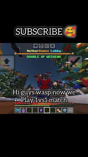 Hacker vs Legit player pvp 💀 #minecraft #nethergames #pvp #gamer #gaming #hacker #minecraftshorts