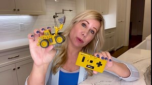 Top Race 4 Channel Mini Remote Control Front Loader Bulldozer 1:64 Scale, Mini Construction Toys Series (TR-013)