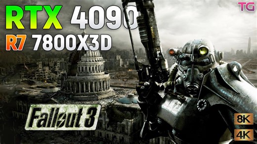 Fallout 3 - RTX 4090 + R7 7800X3D l 4K & 8K