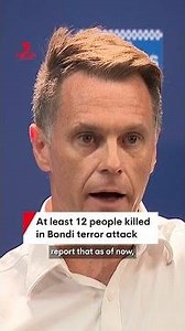 At least 12 people killed in Bondi Beach terror attack, NSW Premier Chris Minns confirms