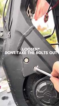 E Ride Pro SS Belt Tension Adjustment : How to for 1.0 or 2.0