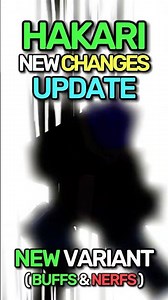 JJS HAKARI NEW MOVE & NERF from NEW UPDATE #jujutsushenanigans #jjs #roblox #shenanigans #jjk #anime