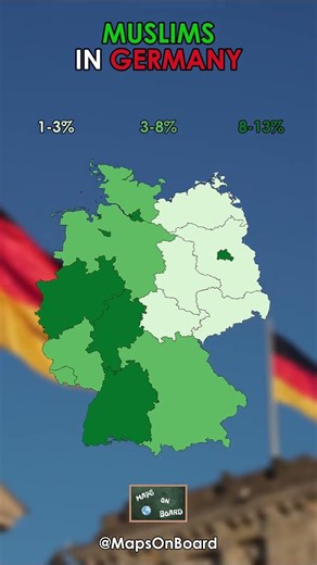 ☪️ Muslims in Germany: Where are the Communities? 🇩🇪
