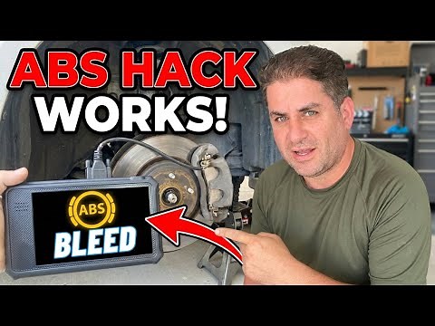 How To Bleed ABS with a OBD2 Scanner▶️ One Person Brake Flush