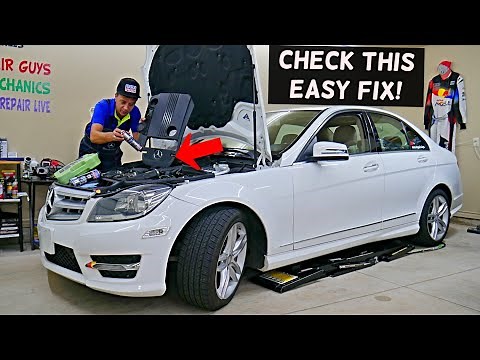 HOW TO FIX OIL LEAK ON MERCEDES W203 W204 W205 C180 C200 C220 C230 C250 C280 C300 C320