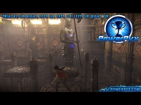 Uncharted The Lost Legacy - Flawless Gauntlet Trophy Guide - Axe Trial Puzzle Solutions (Chapter 4)