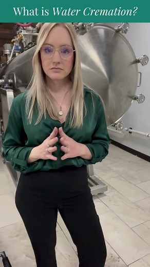 What is water cremation and why is it better than fire cremation? #ecofriendly #death #deathpositive #wearenature #motherearth #everyonedies #watercremation #deathpositivity
