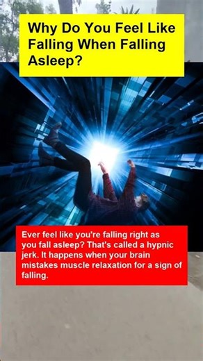 Why Do You Feel Like Falling When Falling Asleep? - OTOMOTIPS