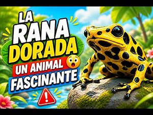 la rana dorada un animal fascinante 😯🚨