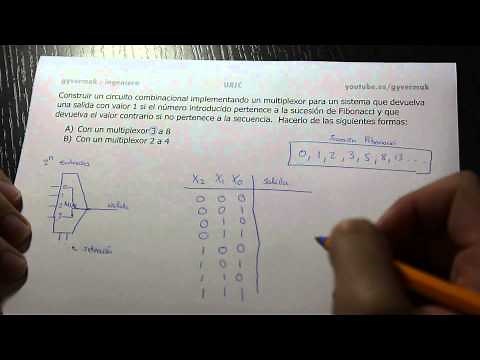 Explicación y ejercicios resueltos del multiplexor, Universidad