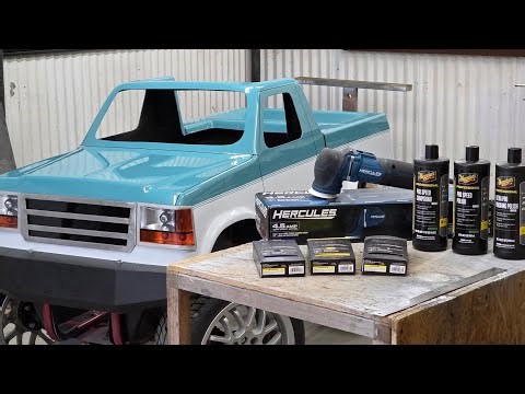Let's "Cut & Buff" New Paintjob with HERCULES 3" DA Polisher