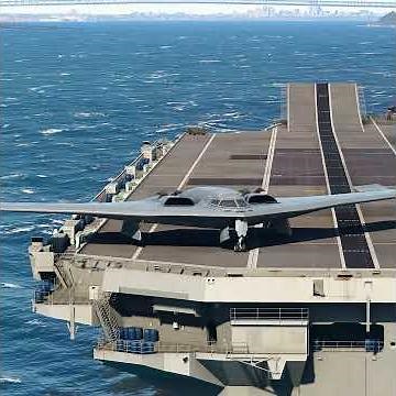 B-2 Bomber Takeoff and Return to US base