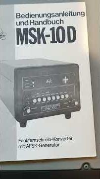C64U Mailbox? RTTY Funkfernschreiber von 1979: Minix MSK-10D #retro