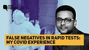 15K views · 94 reactions | #MyReport | Priyam Dutta from Bengaluru was tested negative twice for coronavirus via a rapid test, despite showing symptoms. An RT-PCR test showed that he was coronavirus positive. (via MyReport) Read more here: https://bit.ly/36A8Xu3 | The Quint | Facebook