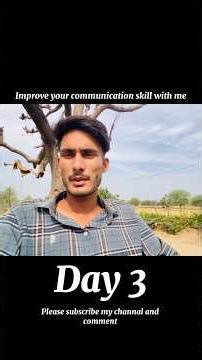 “Day 3 of improving my communication skill 🚀 #communication #growth #shorts