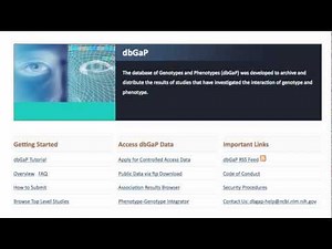 Assign Downloaders for dbGaP Data