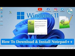 ✅ How To Download And Install Notepad++ On Windows 11 | Windows 11 Me Notepad++ Kaise Install Kare