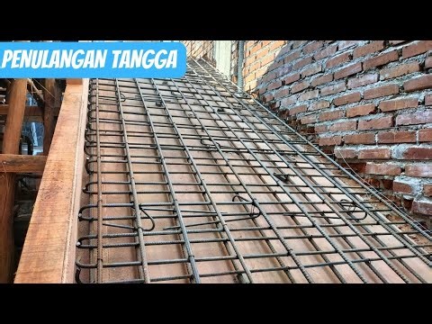 PENULANGAN TANGGA BETON