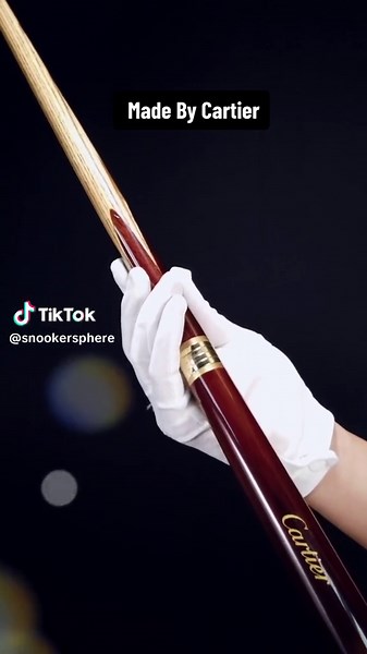Cartier snooker cues, limited to 200 pieces worldwide made in France and exclusively for the European royal family #snooker #snookercue #billiards