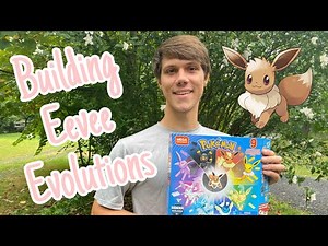 Building Eevee Evolutions Pokemon Mega Construx #pokemon #eevee #vaporeon