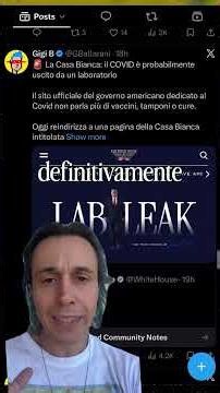 White House COVID: Official site supports lab leak theory for years
