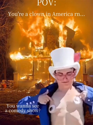 pov you're a clown in America rn...bidk.. you wanna see a comedy show? #CapCut