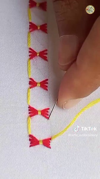 Hand Embroidery Basics: Simple Stitch Borderline Tutorial