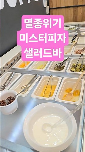 멸종위기 미스터피자 샐러드바 피자뷔페 다녀왔음(인천 청라점) #미피 #미스터피자 #샐러드바있는피자집