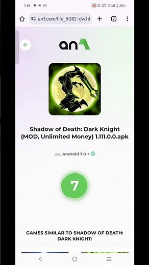 Shadow of death mod apk download#unlimitedmoney #game 😀👍