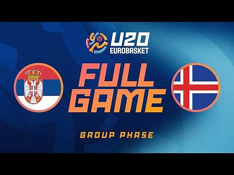 Group Phase | Serbia v Iceland | Full Basketball Game | FIBA U20 Women's EuroBasket 2026