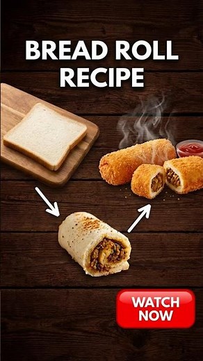 Crispy Bread Rolls in Seconds! Quick Snack Hack 🍞🔥#snackhacks #breadrolls #foodshortsvideo