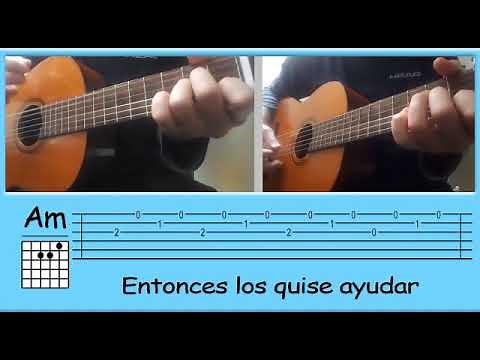 Los sonidos del silencio (Sergio Denis) como tocar en Guitarra (TABLATURA Y ACORDES)