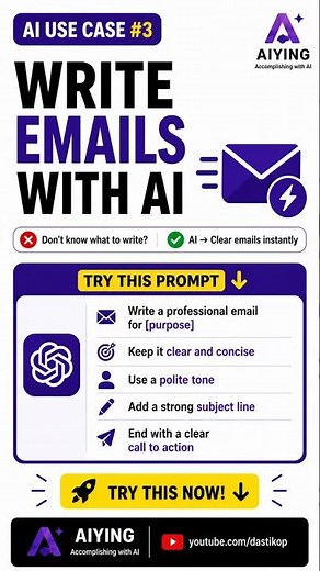 Write Emails with AI (Save Hours Every Week) ✉️