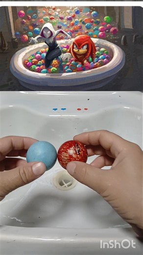 Spider-Gwen vs Knuckles🔵👉🔴🔥#battle #shorts #knuckles #spiderman #hulk #sonecaanimal