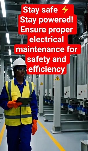 Stay safe ⚡ Stay powered! Ensure proper electrical maintenance for safety and efficiency. #trending