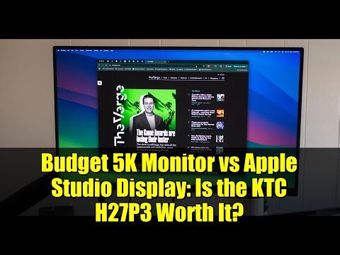 Budget 5K Monitor vs Apple Studio Display: Is the KTC H27P3 Worth It?