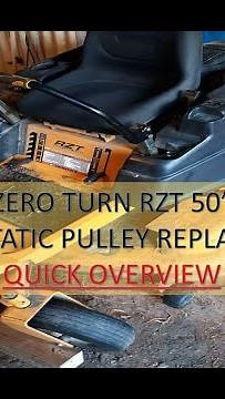 Cub Cabet RZT 50" Zero Turn | Hydrostatic Pulley Replacement