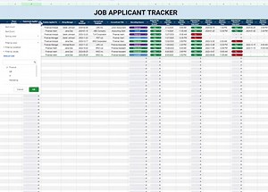 Job Applicant Tracker, Applicant Tracking Tool, Recruitment Applicant Tracker, HR Applicant Tracking System Google Sheets & Microsoft Excel - Etsy