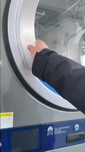 Kingstar Stackable Dryer: 304 Stainless Steel Drum with Hot & Cold Air Circulation