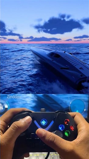 Boat ride with controller
