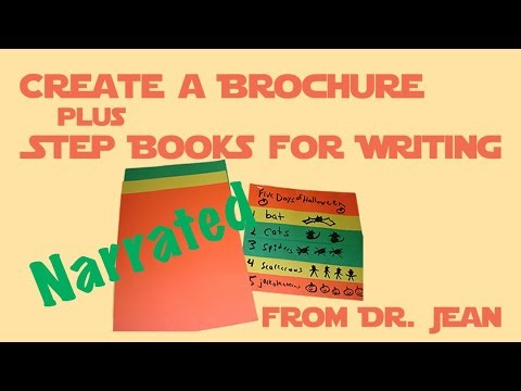 Brochure and Step Books, Narrated from Dr. Jean - Reading, Writing, Language Arts, Creativity