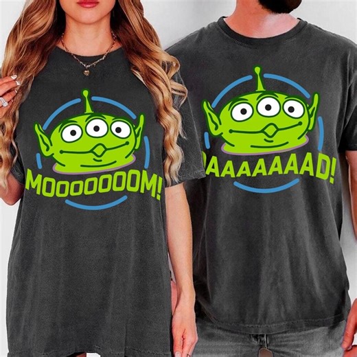 Dad Mom Alien Toy Story Comfort T-shirt, Valentine Gift, Trending Unisex Tee, Disneyland Vacation Trip Gift 2025, Family Matching Shirt - Etsy