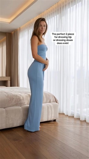 Perfect 2 piece set for spring and summer dress up or dress down #tiktokshopjumpstart #2pieceset #fashiontiktok #momtok