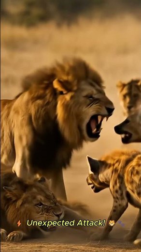 Lion vs Hyenas Epic Battle | Wildlife Documentary in 4K 🦁🐆