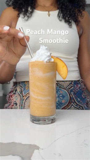 Peach Mango Smoothie 🧡
