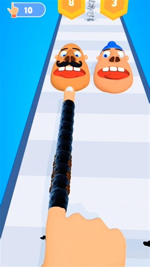 Finger Runner 3D Game - Finger in the Nose ✨🤥#Shorts #Viral #Funny