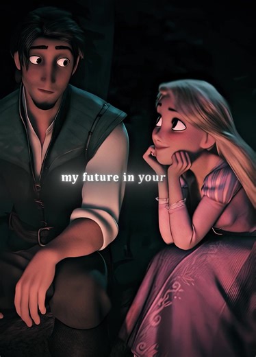 Adorable Rapunzel and Flynn Edit - Disney Tangled Cartoon