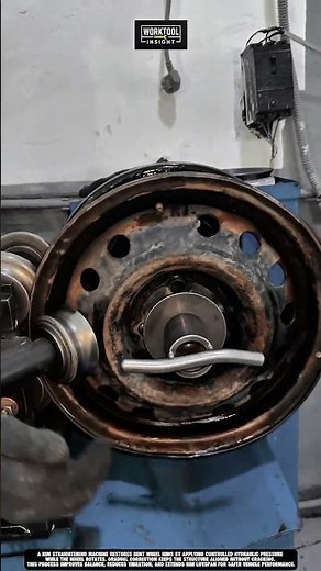 Repair Wheel Rim using Rim Straightening Machine | best for Balance #tool
