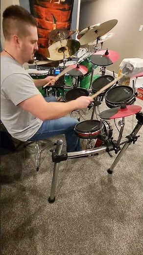 Cool Groove On My Electronic Alesis Kit