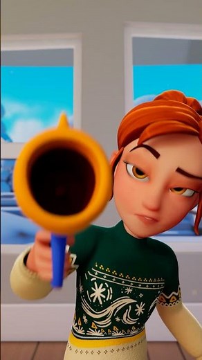 Adley hits iMPOSSiBLE shot!! Nerf snowflake Christmas Challenge.